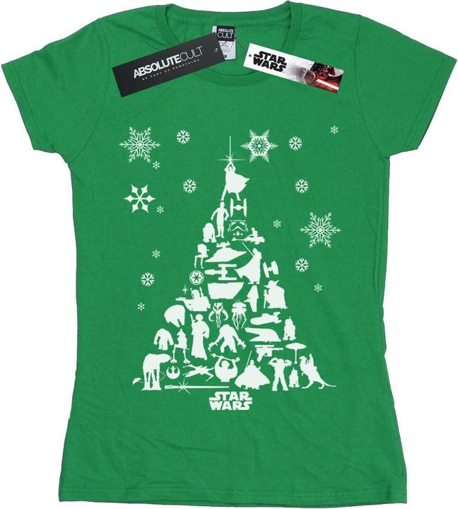 Star Wars Christmas Tree TShirt (L)