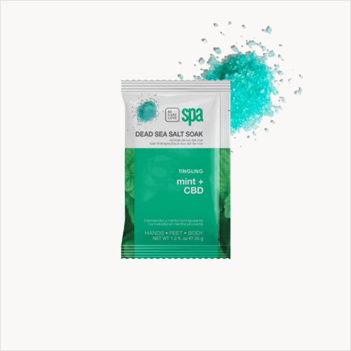 Actual product image Bcl Spa Tingling Mint 4 Step System (Foot bath, Foot mask, 20 ml)