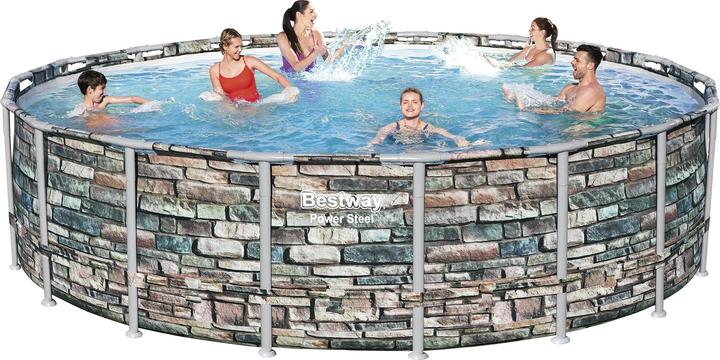 Produktbild Diverse Hardware Bestway Power Steel Swimming Pool 549x132 cm (549 x 132 cm)