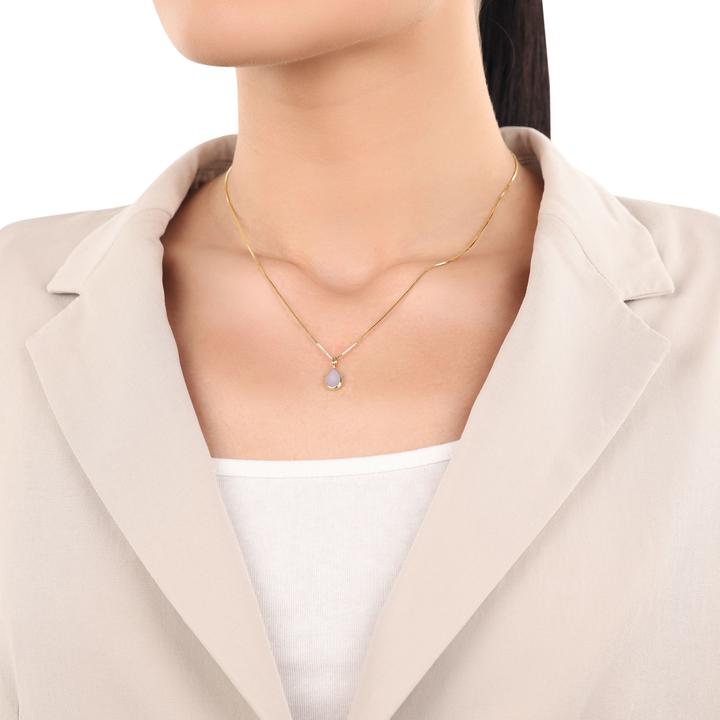 Image du produit Amor Pendentif pour femme, or 375, verre (Or 375, 9 ct)