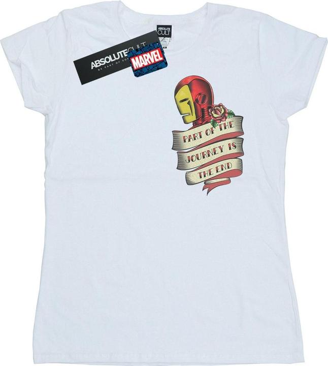 Produktbild Iron Man Tattoo Journey Breast Print TShirt (S)