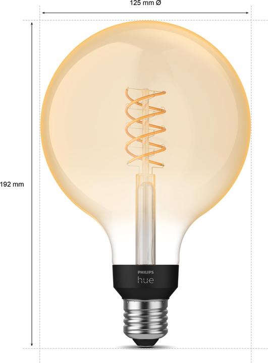 Produktbild Philips Hue Giant BT (E27, 7 W, 550 lm, 1 x, G)