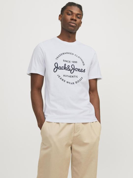 Immagine prodotto Jack & Jones Confezione da 5 pezzi di maglietta stampata a girocollo (XS)