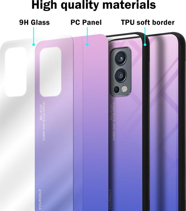 Immagine prodotto Cadorabo Manicotto per vetro in TPU a 2 colori (OnePlus Nord 2 5G)