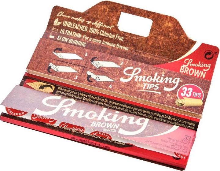 Produktbild Smoking Braun/Brown + Filter Tips KS