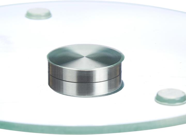 Actual product image Relaxdays Swivel Glass Cake Stand