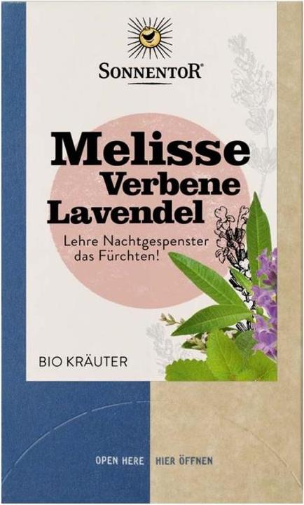 Produktbild Sonnentor Melisse Verbene Lavendel - Tbt (23.40 g)