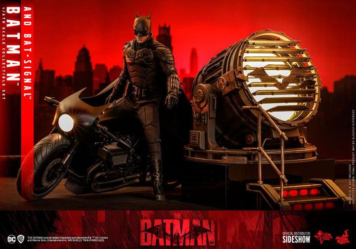 Image du produit Hot Toys The Batman figurine Movie Masterpiece 1/6 Batman with Bat-Signal 31 cm