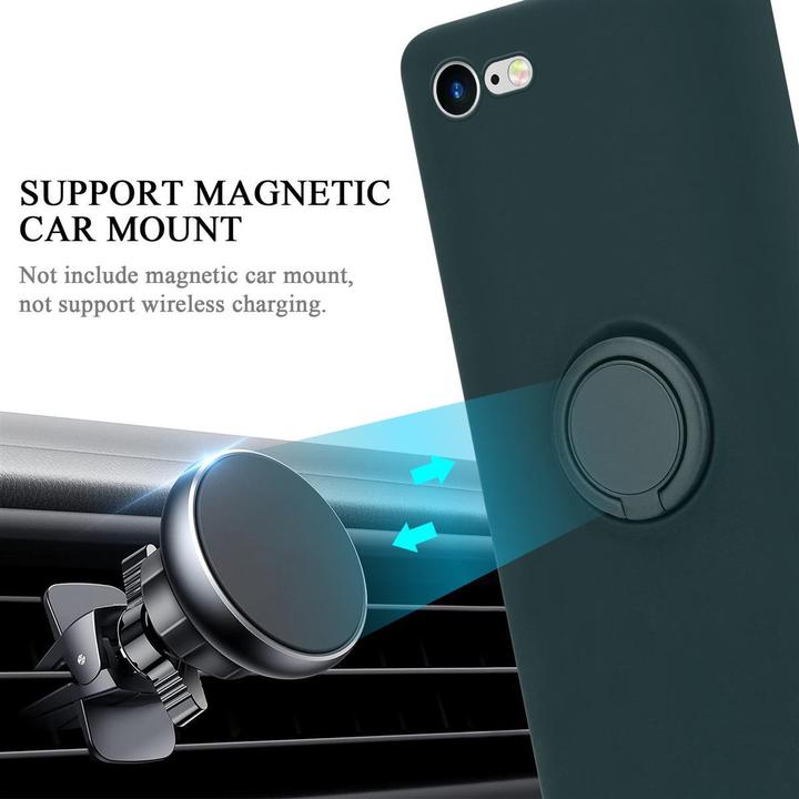 Productafbeelding Cadorabo TPU Vloeibare Ring Silicone Hoesje (Apple iPhone 7, Apple iPhone SE (2e generatie))