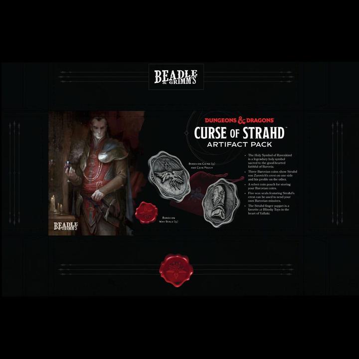 Produktbild Beadle & Grimm´s Dungeons & Dragons: Course of Strahd Geschenkbox Artifact Set