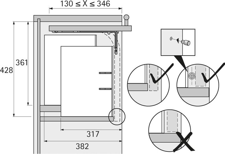 Actual product image Hettich Cerniera rebalt.in alto 13 (1 pcs.)