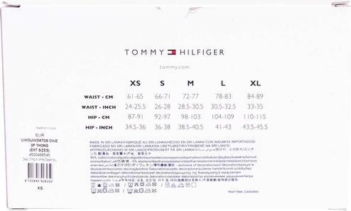 Immagine prodotto Tommy Hilfiger Perizoma da donna in confezione da 3 pezzi (XS, confezione da 3)