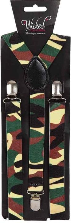 Produktbild Wicked Costumes Hosenträger Camouflage Armee Muster
