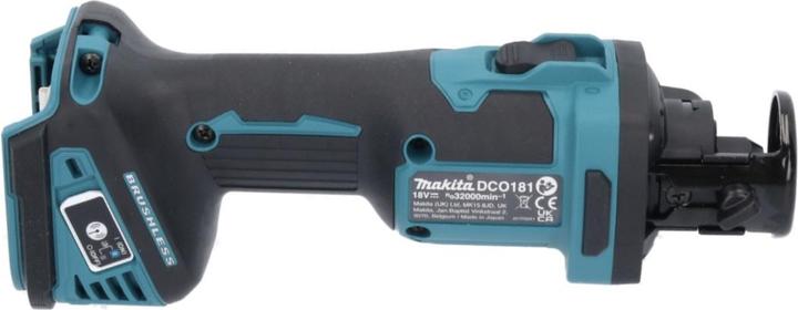Actual product image Makita DCO 181 T1 Battery rotary cutter 18 V 32000 rpm brushless + 1x battery 5,0 Ah - without charger