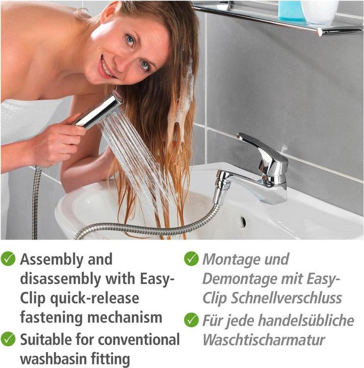 Actual product image Wenko Washbasin shower