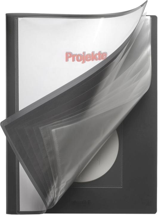 Produktbild Foldersys Präsentations-Sichtbuch A4 20 Hüllen A4 PP anthrazit (A4, 1 x)