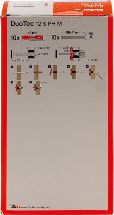 Immagine prodotto Fischer DuoTec 12 S PH M (10 pz.)