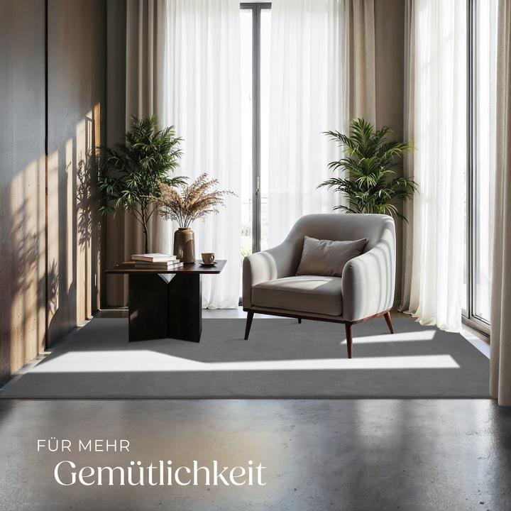 Produktbild tectake Kurzflorteppich Soft Zone (120 x 170 cm)