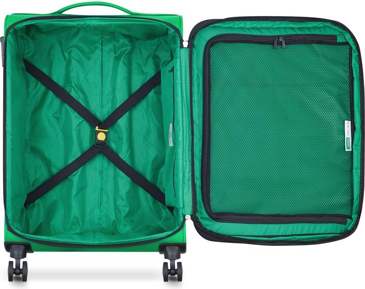 Produktbild Delsey Paris x United Colors of Benetton Color Block 4 Rollen Kabinentrolley S 55 cm mit Dehnfalte (77 l, Handgepäck (bis 50l))