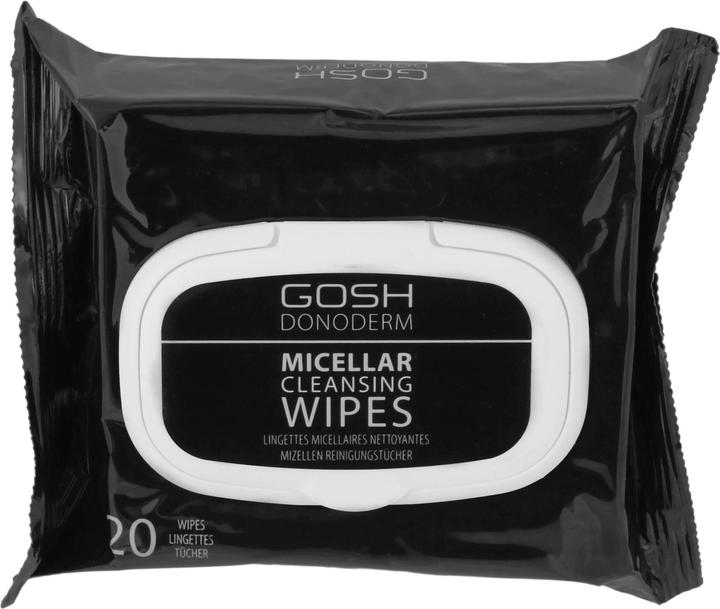 Image du produit Copenhagen GOSH Donoderm Micellar Cleansing Wipes Lingettes nettoyantes pour le visage 20 pc(s) femmes (Chiffons de nettoyage)