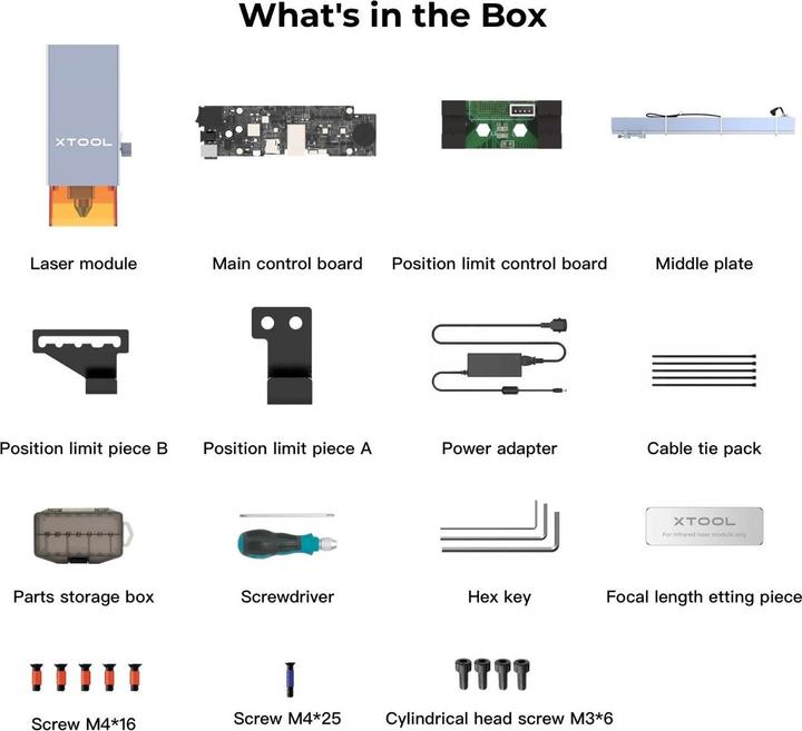 Produktbild XTool D1 Pro 40W Laser Cutting Upgrade Kit