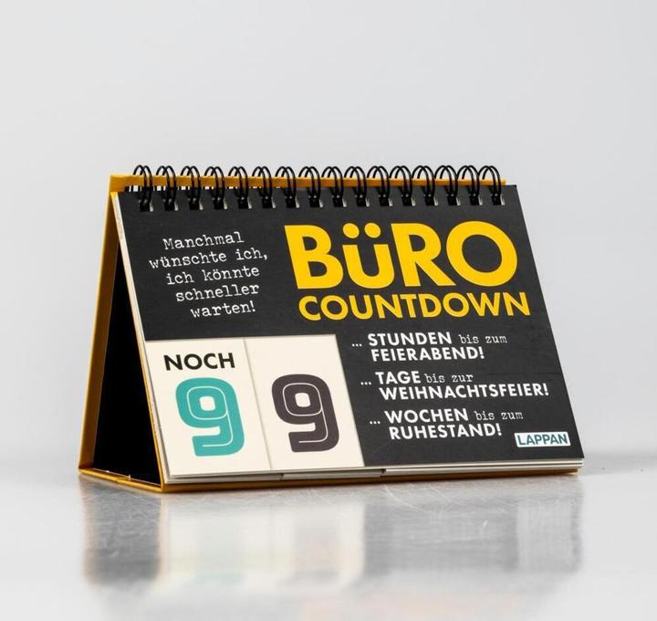 Produktbild Countdown-Kalender für's Büro (Harter Einband, Deutsch)