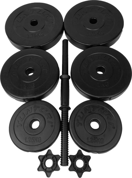 Actual product image Tunturi Vinyl Kurzhantelset (2 x 3.75 kg, 2 x 2 kg, 2 x 1.25 kg)