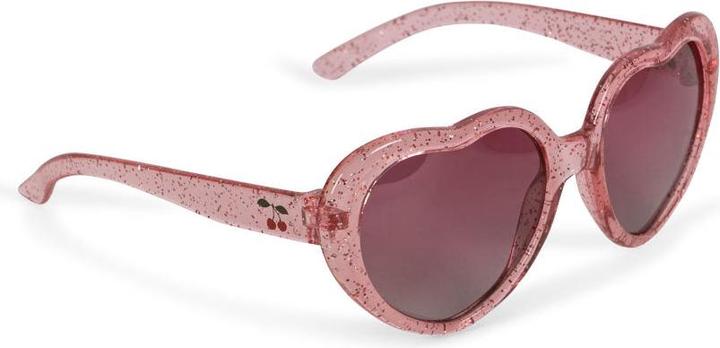 Actual product image Konges Slojd Junior Sonnenbrille Heart Cherry Glitter