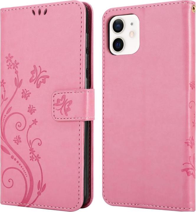 Actual product image Cadorabo Flower Book cover (Apple iPhone 12 mini)