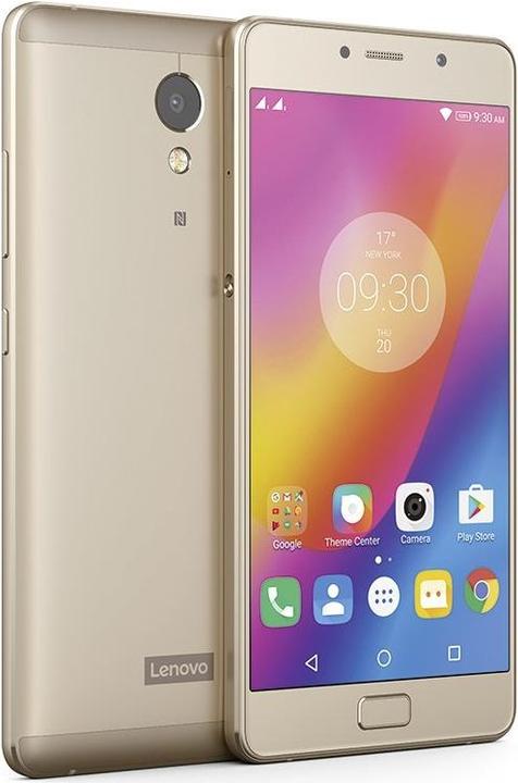 Actual product image Lenovo P2 (32 GB, Champagne Gold, 5.50", Hybrid Dual SIM, 13 Mpx, 4G)