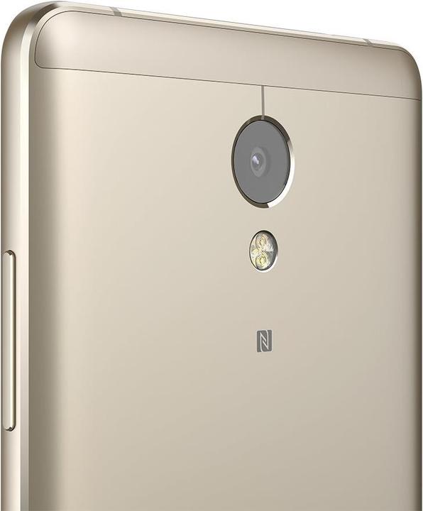Actual product image Lenovo P2 (32 GB, Champagne Gold, 5.50", Hybrid Dual SIM, 13 Mpx, 4G)