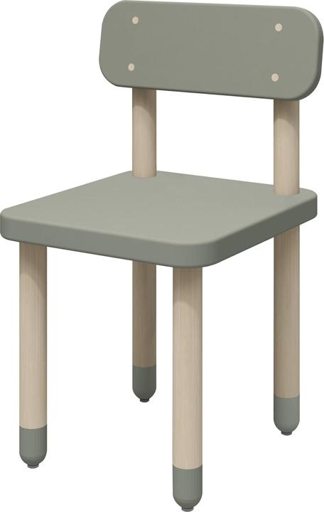 Produktbild Flexa Kinderstuhl mit Rückenlehne Naturgrün (Kindersessel)
