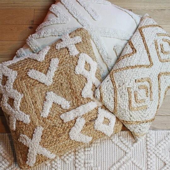Produktbild Furn geflochten Kissenhülle Camfa Jute (45 x 45 cm)