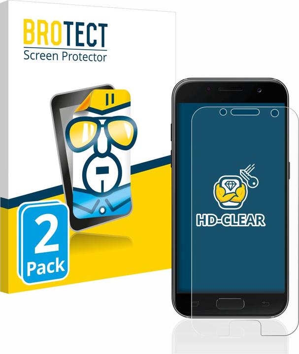 Produktbild BROTECT Schutzfolie Displayschutz Klar (2 Stück, Samsung Galaxy A3 (2017))