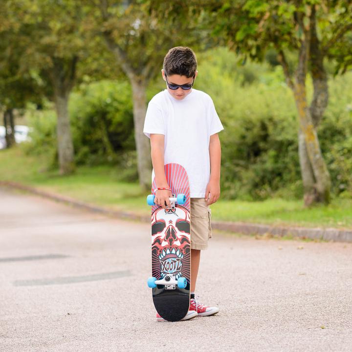 Image du produit Xootz Skateboard Doublekick tête de mort (31")