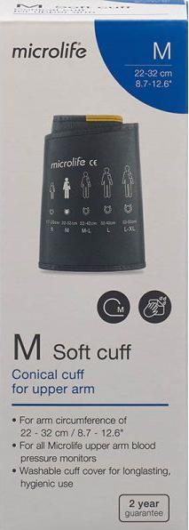 Actual product image Microlife Soft cuff 4G upper arm