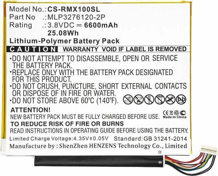 CoreParts Battery for Verizon Tablet (6600 mAh)