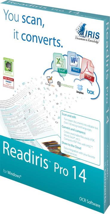 Immagine prodotto Iris Readlris 14 Pro Edition per Windows (1 Utente, Senza limiti)