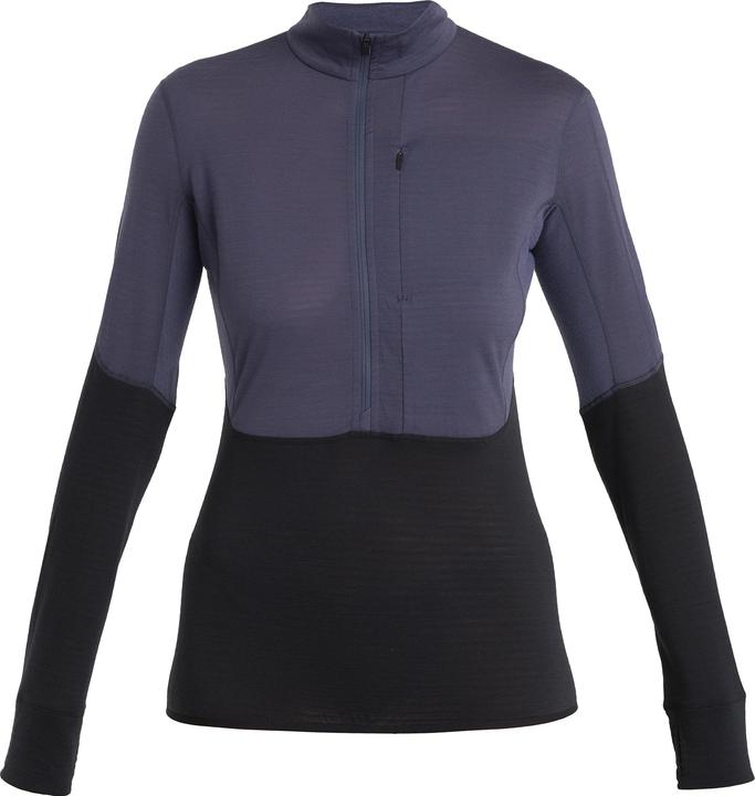 Icebreaker Women Merino 200 Realfleece Descender LS Half Zip (L)