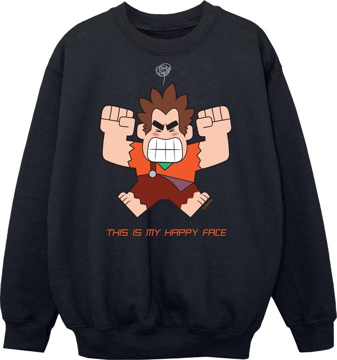 Actual product image Disney Boys Wreck It Ralph Happy Face Sweatshirt (152, 158)