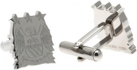 Actual product image Manchester City F.C. Manchester City FC Cufflinks Crest Stainless steel (100% stainless steel)