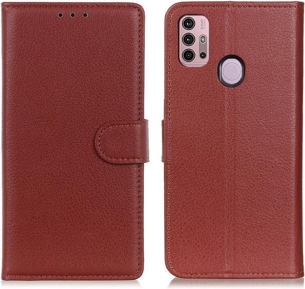 Produktbild MU Classic Litchi Leder Bookcover Series (Motorola Moto G30, Motorola Moto G10)