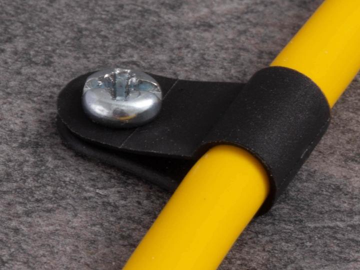 Produktbild Quadrios 22CA154 Befestigungsschelle schraubbar 22CA154 Bündel-Ø-Bereich 6.4 mm (max) Schwarz 1 Set