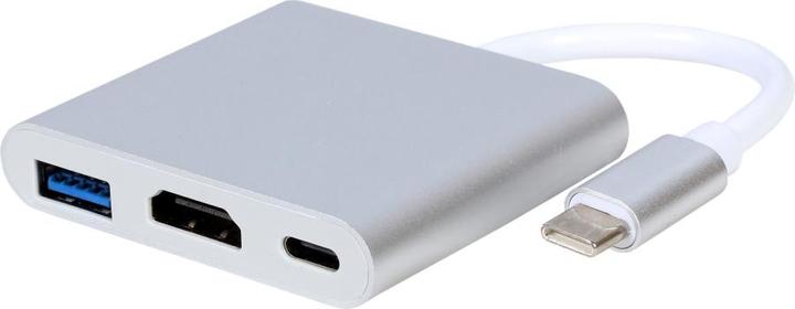 Immagine prodotto Gembird A-CM-HDMIF-02-SV (USB-C, 3 Porti)