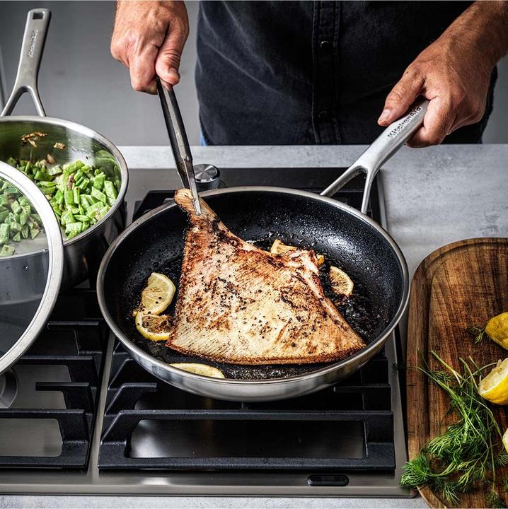 Produktbild KitchenAid Multi-Ply - 2-teilig (Stielkasserolle, Edelstahl)