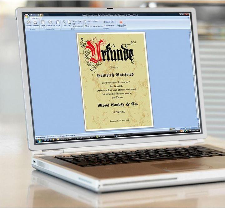 Actual product image Sigel Document Calligraphy (185 g/m², 12 x, A4)