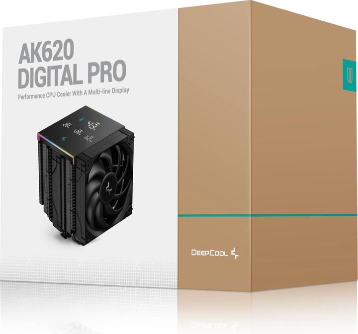 Actual product image Deepcool AK620 DIGITAL PRO (163 mm)