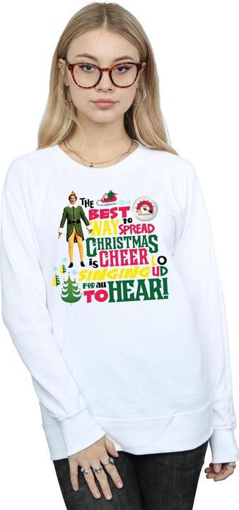 Actual product image Elf Womens/Ladies Christmas Cheer Sweatshirt (XL)