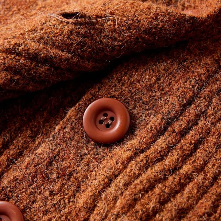 Actual product image VidaXL Children's cardigan cognac 140,Material: 17 % acrylic. 63 (140)