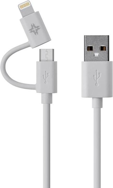 iBattz USB-A USB Cable - Lightning 1m White (IB-CBL-LGN-WH) (1 m, USB 2.0)
